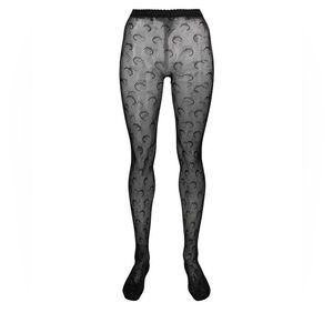 Marine Serre Half-moon fishnet tights